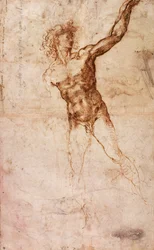 Schets van een Naakte Man (W. 4 recto)